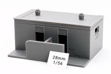 PM - Soviet Public Toilets- 3D Printed - 28mm