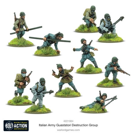BOLT ACTION Italian Army Guastatori Destruction Group