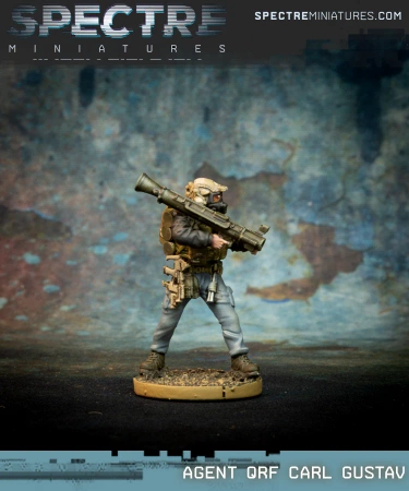 SPECTRE MINIATURES - Agent QRF Carl Gustav