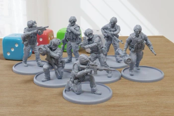PM - Modern British Army Spec - 3D Printed - 28mm