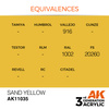 AK Interactive SAND YELLOW – STANDARD