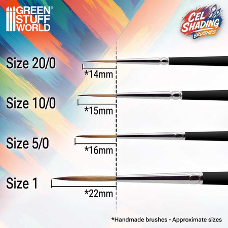 GSW - Synthetic Cel Shading Brushes Pack x4