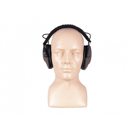 Ochronniki Słuchu Aktywne PROSHOT brązowe RealHunter