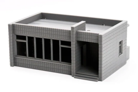 PM - Soviet Small Pump Station Shop - 3D Printed - 28mm