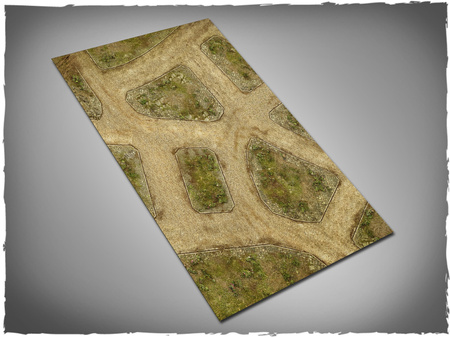 DEEP-CUT Cobblestone Streets v2 - Mousepad, 4x6 feet