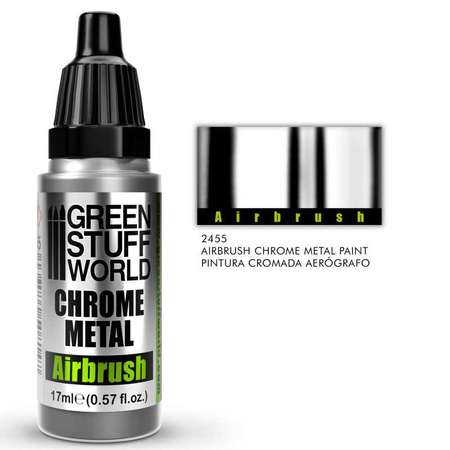 Green Stuff World Chrome Paint - Airbrush 17 ml