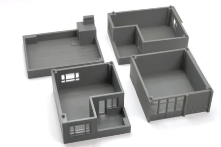 PM - Modern Middle East Urban Buildings - 3D Printed Miniature Wargaming Terrain - 28mm
