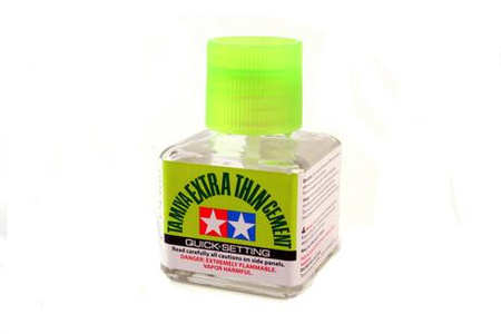 Tamiya 87182 Klej Extra Thin 40 ml - szybkoschnący (Tamiya Extra Thin Cement (Quick-Setting)