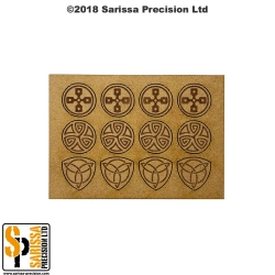 SARISSA PRECISION - Fatigue Counter Set Welsh / Scots - Suitable For Saga