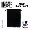 GSW - LARGE Velvet Black Pouch with Drawstrings