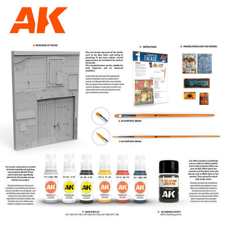 AK Interactive All In One SET BOX 1 CHARVINS FACADE