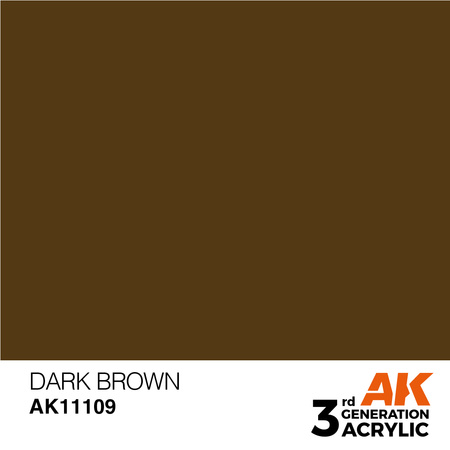 AK Interactive DARK BROWN – STANDARD