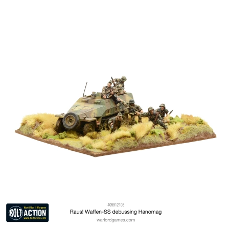 BOLT ACTION - RAUS! Waffen-SS debussing Hanomag