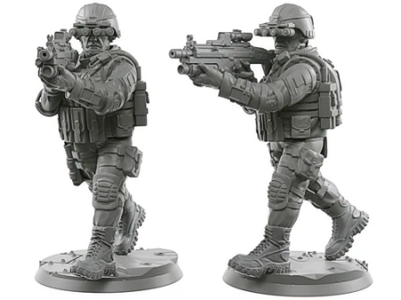 PM - Night-Ops Soldier - 3D Printed - 28mm