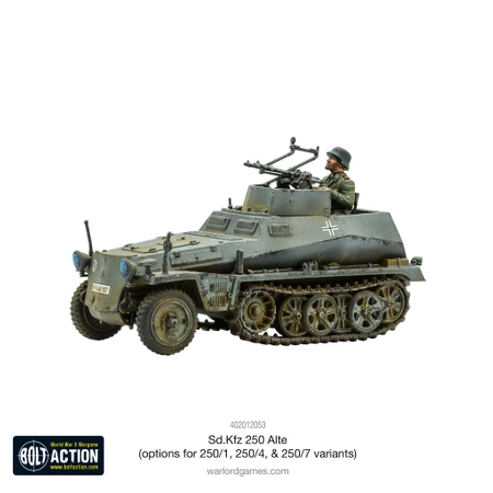 BOLT ACTION Sd.Kfz 250 (Alte) Half-Track (Options for 250/1, 250/4, 250/7)