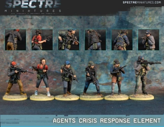 SPECTRE MINIATURES - Agents Crisis Response Element