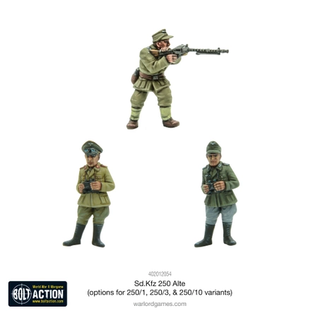 BOLT ACTION Sd.Kfz.250 (Alte) Half-Track (Options for 250/1, 250/3, 250/10)