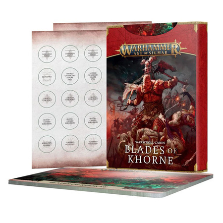 Warhammer AoS Warscroll Cards: Blades Of Khorne ENG