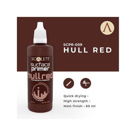 Scale 75: Primer Surface Hull Red (60 ml)