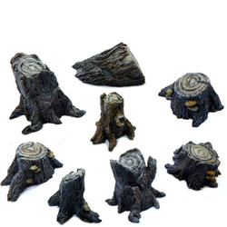 Green Stuff World Tree Stumps