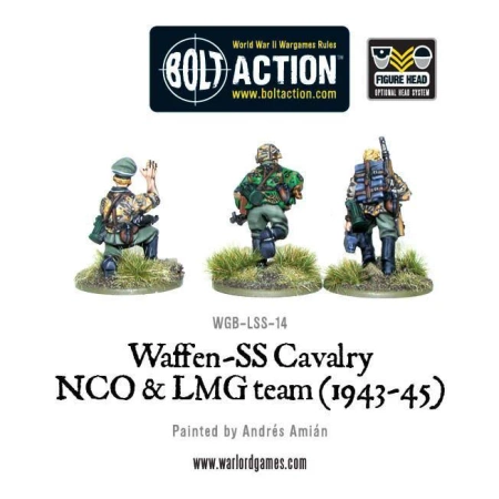 BOLT ACTION - Waffen SS Cavalry NCO & LMG 1942-45