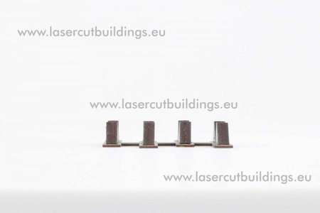 Zęby smoka - Umocnienia I LBHP0048 - prepaint - 1:56 / 28mm 