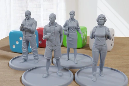 PM - Casual Civilians - 3D Printed - 28mm