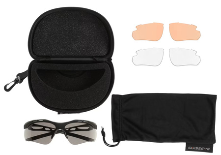 Okulary balistyczne ATTACK Black SwissEye