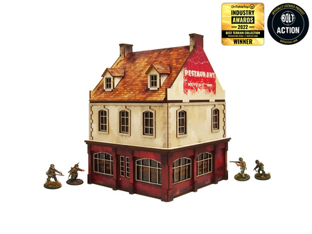 MICRO ART - WW2 NORMANDY RESTAURANT (28MM)