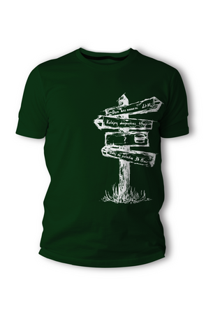 Koszulka DROGOWSKAZ zielona Tiger Wood