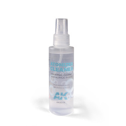 AK Interactive ATOMIZER CLEANER FOR ACRYLIC 125ml