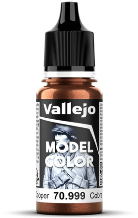 Vallejo: 70.999 - Model Color - Metallic - Copper (18 ml)