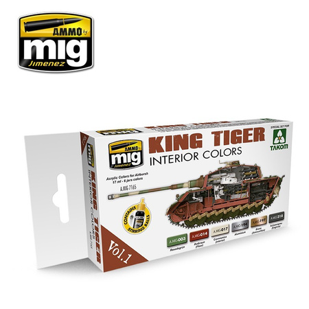 AMMO King Tiger Interior Colors (Special TAKOM Edition) Vol. 1