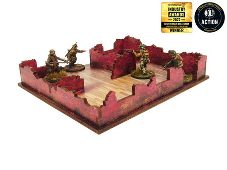 MICRO ART - WW2 NORMANDY TOWNHOUSE 3 (28MM)