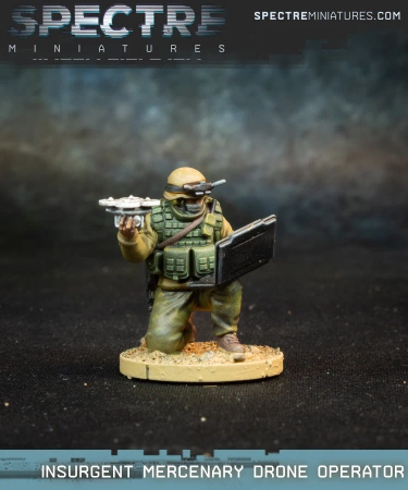 SPECTRE MINIATURES - Insurgent Mercenary Drone Operator