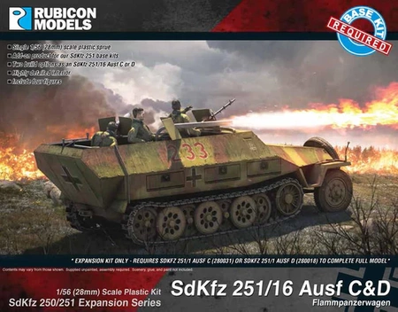 RUBICON 280040 - SdKfz 251/16 Ausf C/D Expansion Set