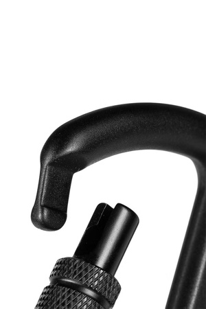 Karabinek Pomocniczy GEAR zakręcany czarno-żółty VI.6+