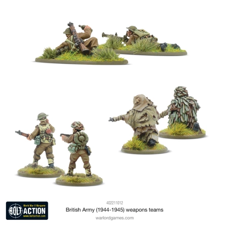 BOLT ACTION British Army (1944-45) Weapons Teams
