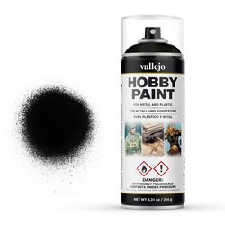 Vallejo: 28.012 - Hobby Paint Spray - Black Primer (400 ml)