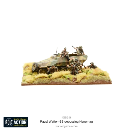 BOLT ACTION - RAUS! Waffen-SS debussing Hanomag