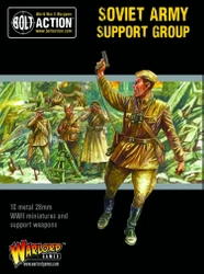 BOLT ACTION Soviet Army Support Group (HQ, Mortar & MMG)
