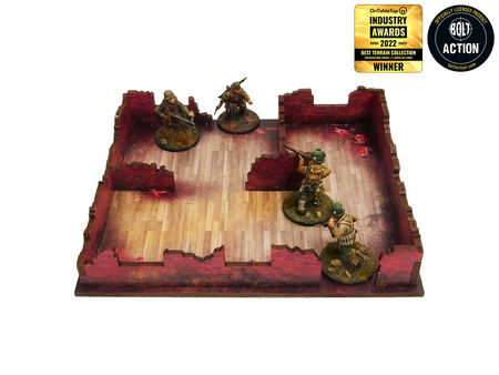 MICRO ART - WW2 NORMANDY TOWNHOUSE 3 (28MM)