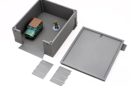 PM - Soviet Workshop Garage - 3D Printed - 28mm