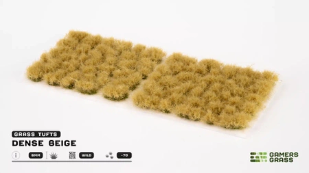 Gamers Grass: Grass tufts - 6 mm - Dense Beige (Wild)