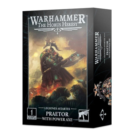 HORUS HERESY Legion Praetor with Power Axe