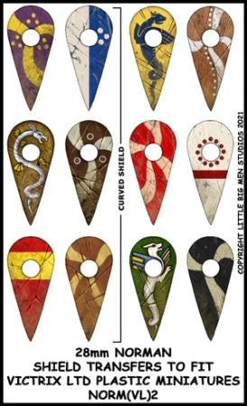 Norman Shield Designs 2 – Kalkomanie do tarcz Normanów (Victrix)