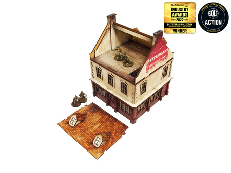 MICRO ART - WW2 NORMANDY RESTAURANT (28MM)