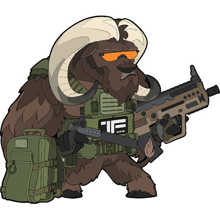 Naszywka 3D Contractor Ox Nr.1 #23011