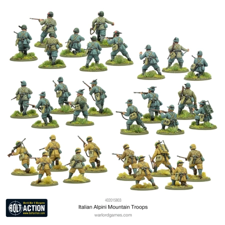 BOLT ACTION Italian Alpini Mountain Troops