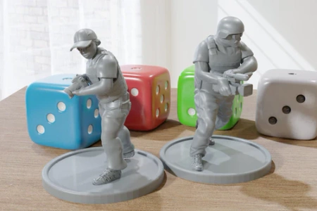 PM - War Journalists - 3D Printed - 28mm